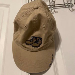 Life is Good Hat - with Hiking Boots, NEW